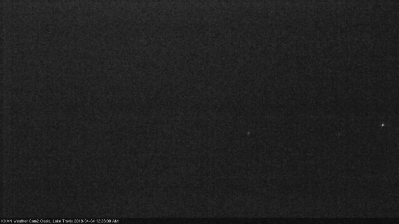 Lake Travis webcam, April 3, 2019 11:25 PM CT