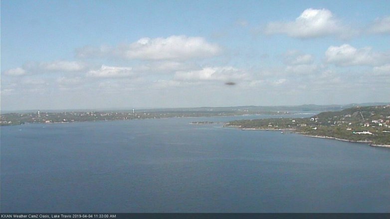 Lake Travis webcam, April 4, 2019 10:35 AM CT