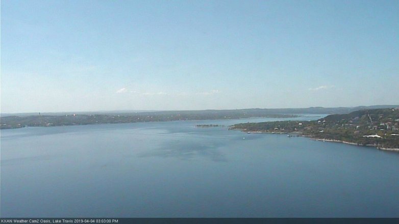 Lake Travis webcam, April 4, 2019 2:05 PM CT