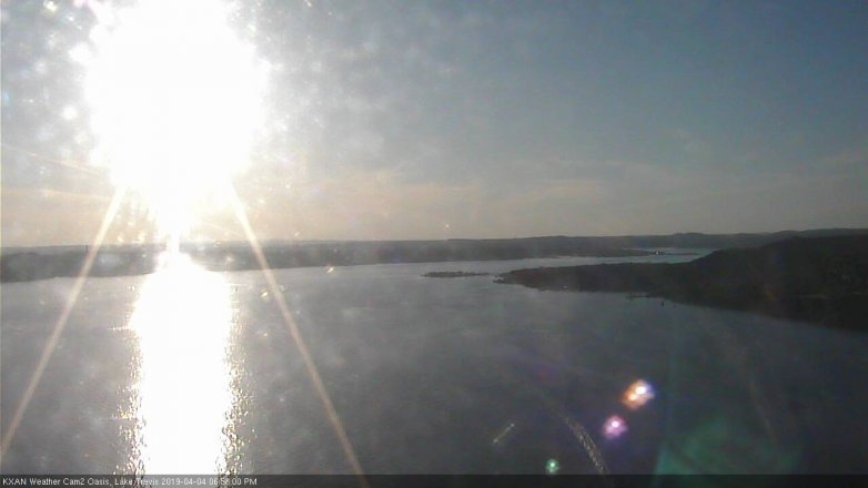 Lake Travis webcam, April 4, 2019 6:00 PM CT
