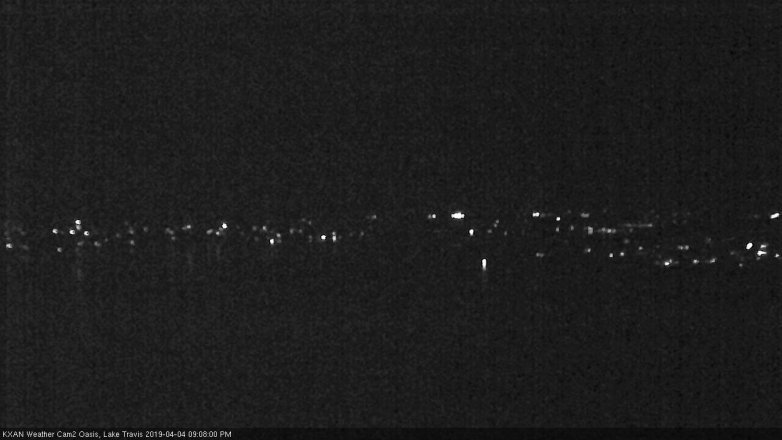 Lake Travis webcam, April 4, 2019 8:10 PM CT