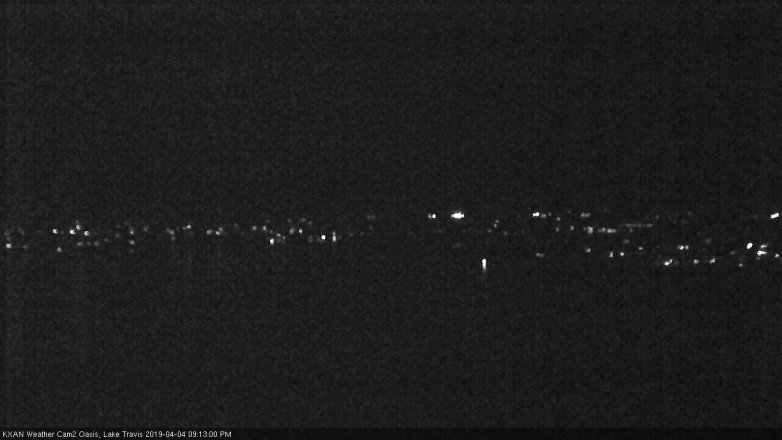 Lake Travis webcam, April 4, 2019 8:15 PM CT
