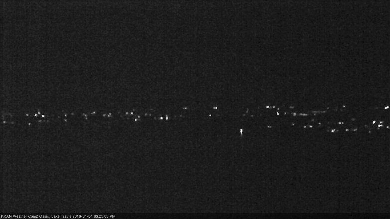 Lake Travis webcam, April 4, 2019 8:25 PM CT
