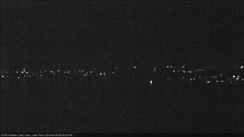 Lake Travis webcam, April 4, 2019 8:40 PM CT