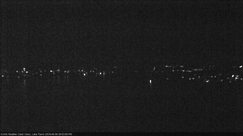 Lake Travis webcam, April 4, 2019 8:55 PM CT