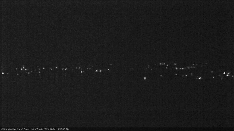 Lake Travis webcam, April 4, 2019 9:55 PM CT