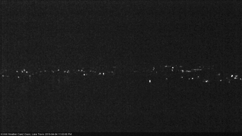 Lake Travis webcam, April 4, 2019 10:05 PM CT