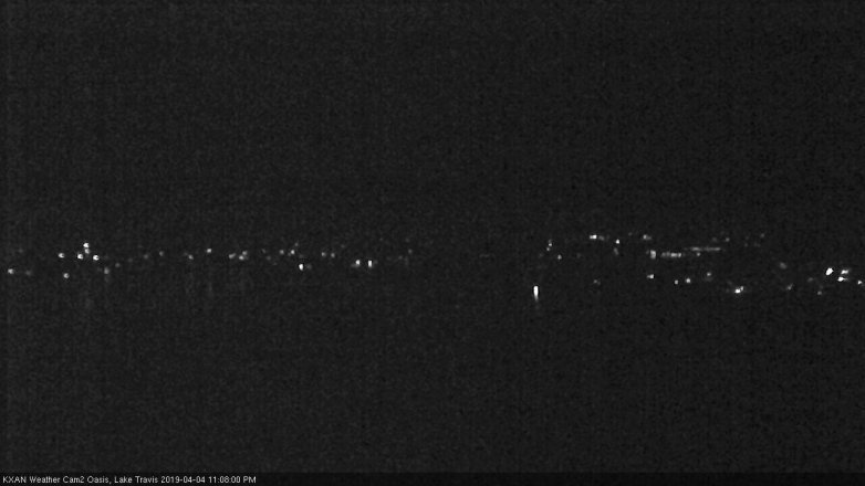 Lake Travis webcam, April 4, 2019 10:10 PM CT