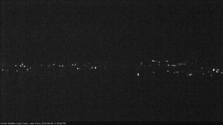 Lake Travis webcam, April 4, 2019 10:40 PM CT