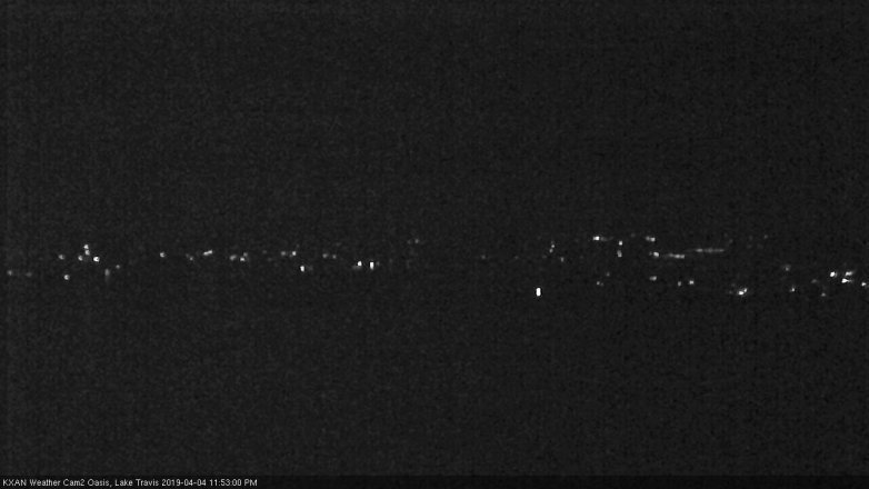 Lake Travis webcam, April 4, 2019 10:55 PM CT