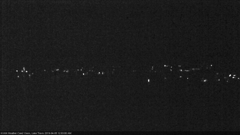 Lake Travis webcam, April 4, 2019 11:05 PM CT