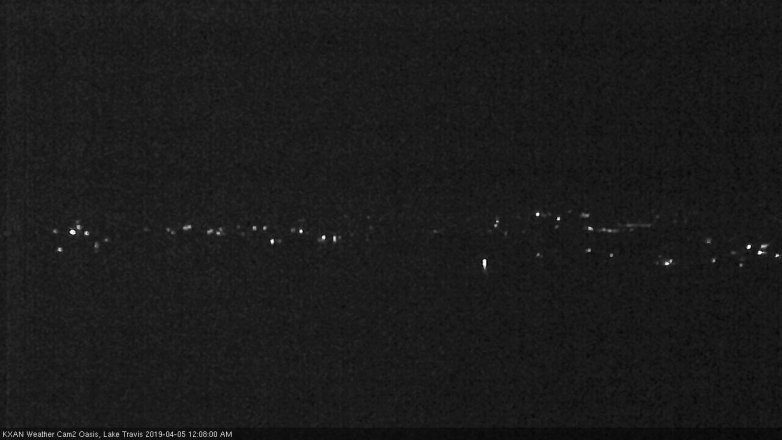 Lake Travis webcam, April 4, 2019 11:10 PM CT
