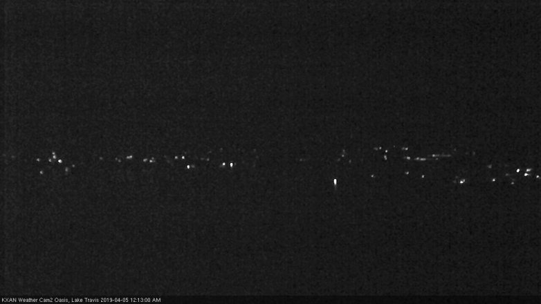 Lake Travis webcam, April 4, 2019 11:15 PM CT