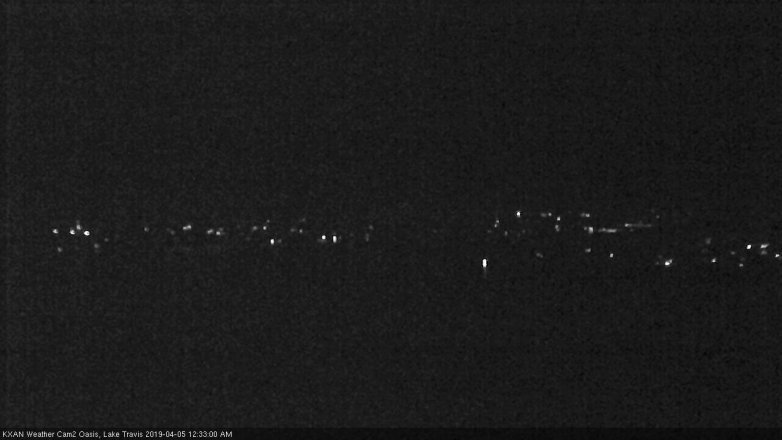 Lake Travis webcam, April 4, 2019 11:35 PM CT