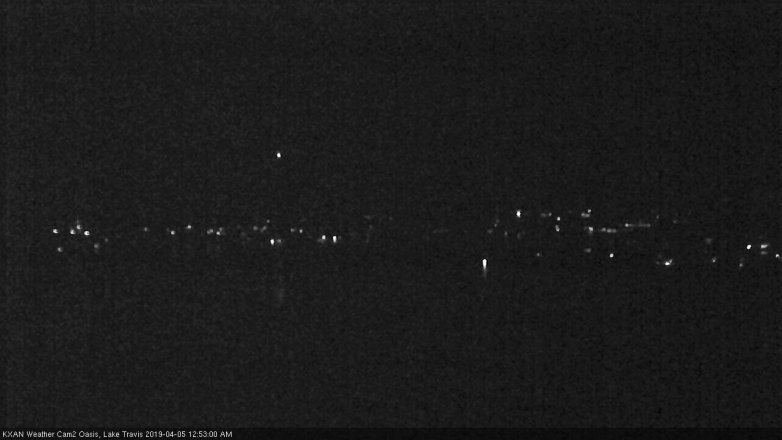 Lake Travis webcam, April 4, 2019 11:55 PM CT