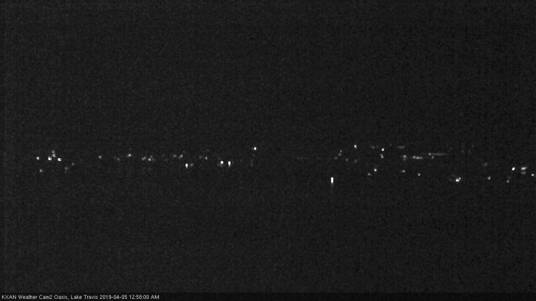 Lake Travis webcam, April 4, 2019 12:00 AM CT