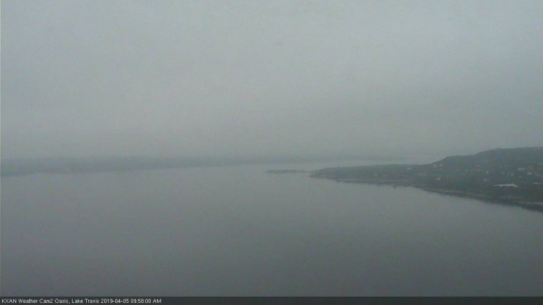 Lake Travis webcam, April 5, 2019 9:00 AM CT