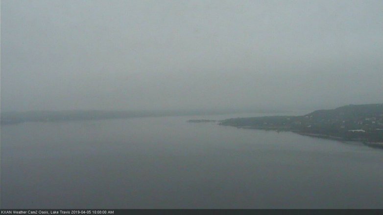 Lake Travis webcam, April 5, 2019 9:10 AM CT