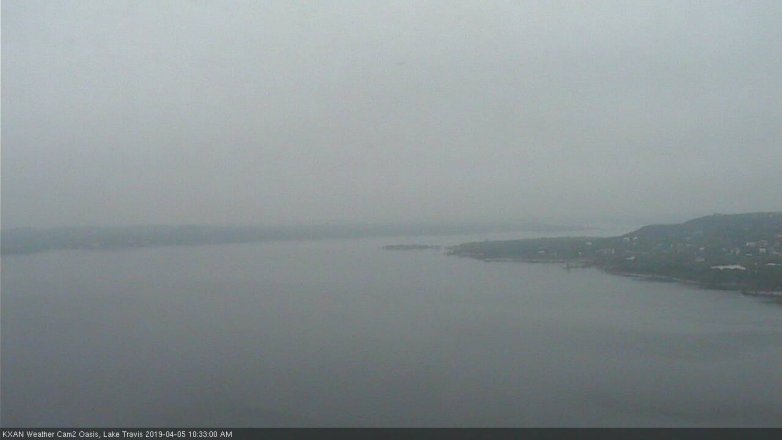 Lake Travis webcam, April 5, 2019 9:35 AM CT