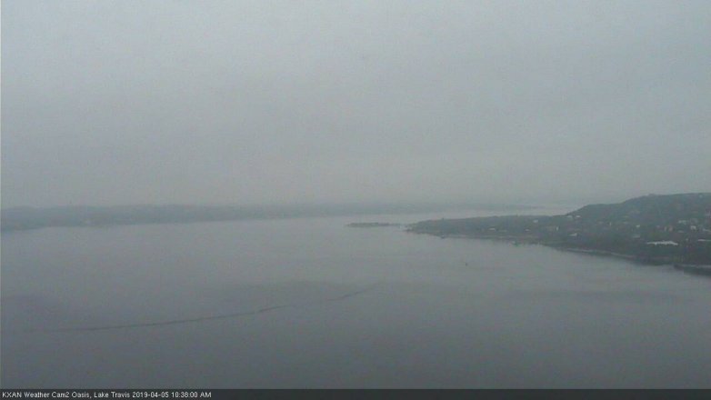 Lake Travis webcam, April 5, 2019 9:40 AM CT
