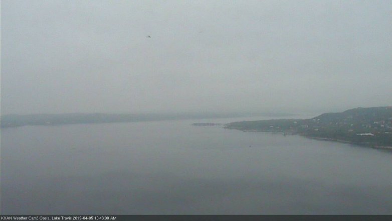 Lake Travis webcam, April 5, 2019 9:45 AM CT