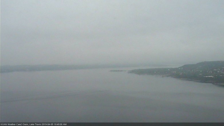 Lake Travis webcam, April 5, 2019 9:50 AM CT