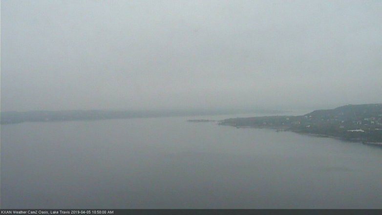 Lake Travis webcam, April 5, 2019 10:00 AM CT