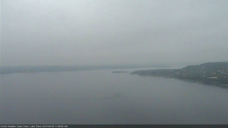 Lake Travis webcam, April 5, 2019 10:10 AM CT