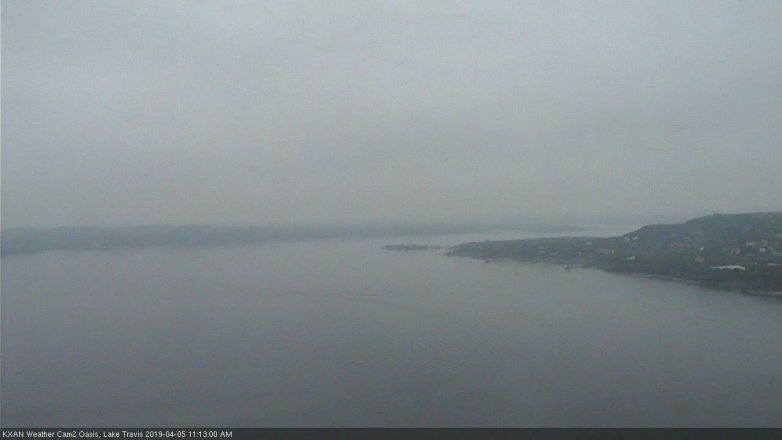 Lake Travis webcam, April 5, 2019 10:15 AM CT