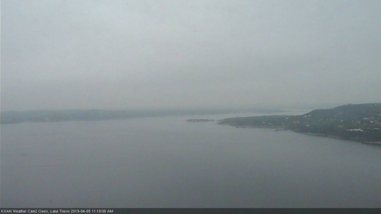 Lake Travis webcam, April 5, 2019 10:20 AM CT