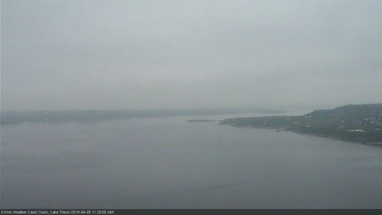 Lake Travis webcam, April 5, 2019 10:30 AM CT