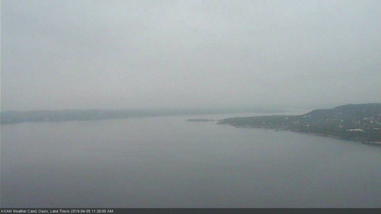 Lake Travis webcam, April 5, 2019 10:40 AM CT
