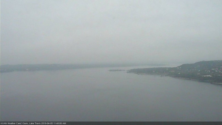 Lake Travis webcam, April 5, 2019 10:50 AM CT