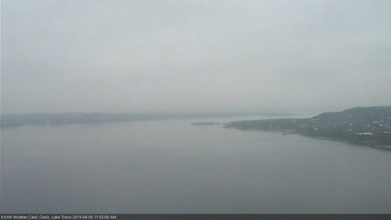 Lake Travis webcam, April 5, 2019 10:55 AM CT