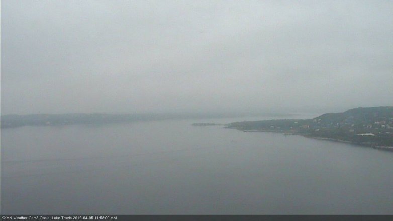 Lake Travis webcam, April 5, 2019 11:00 AM CT