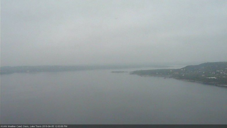 Lake Travis webcam, April 5, 2019 11:05 AM CT