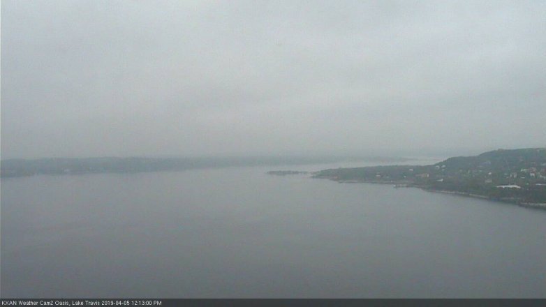 Lake Travis webcam, April 5, 2019 11:15 AM CT