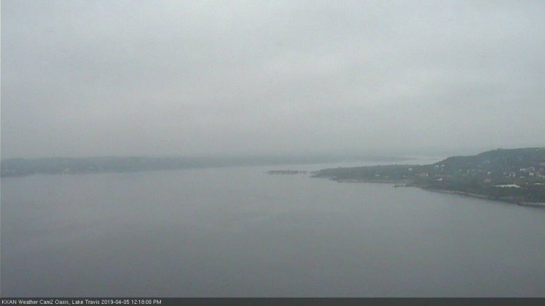 Lake Travis webcam, April 5, 2019 11:20 AM CT