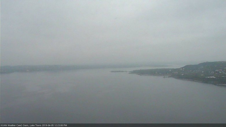 Lake Travis webcam, April 5, 2019 11:25 AM CT