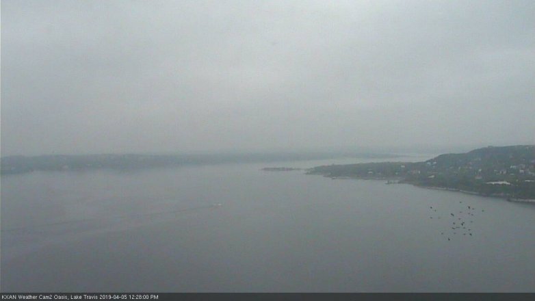 Lake Travis webcam, April 5, 2019 11:30 AM CT