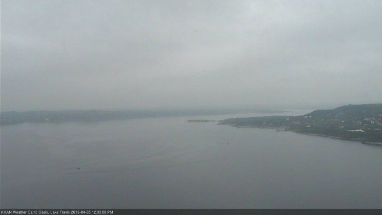 Lake Travis webcam, April 5, 2019 11:35 AM CT
