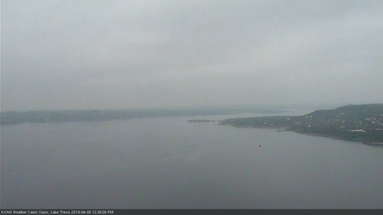 Lake Travis webcam, April 5, 2019 11:40 AM CT
