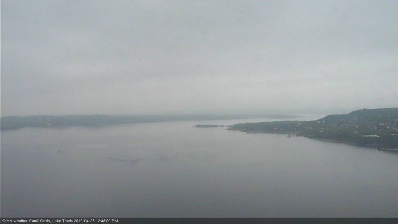 Lake Travis webcam, April 5, 2019 11:50 AM CT