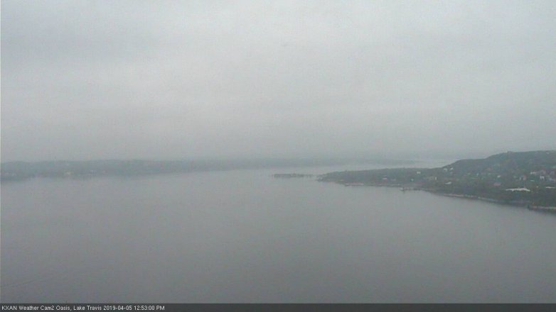 Lake Travis webcam, April 5, 2019 11:55 AM CT