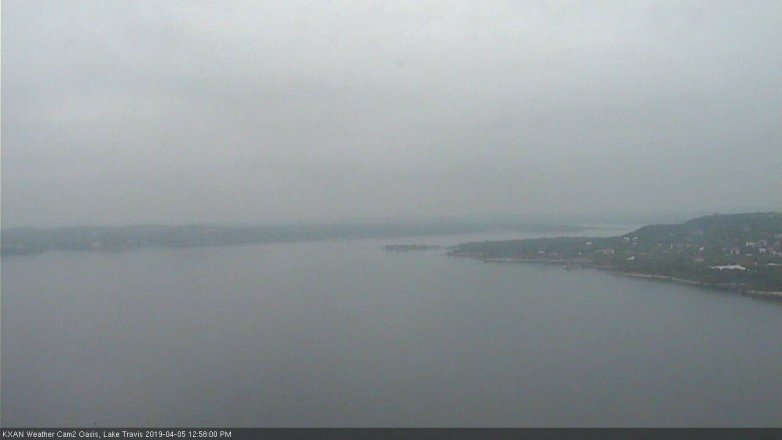 Lake Travis webcam, April 5, 2019 12:00 PM CT
