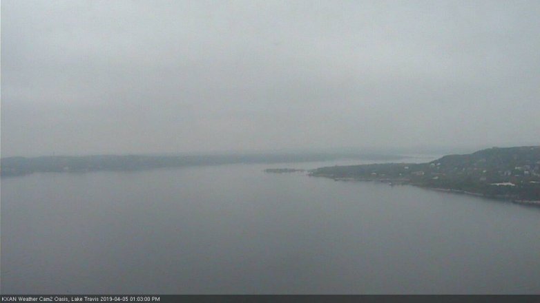 Lake Travis webcam, April 5, 2019 12:05 PM CT