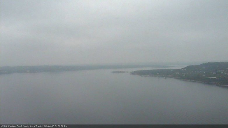 Lake Travis webcam, April 5, 2019 12:10 PM CT