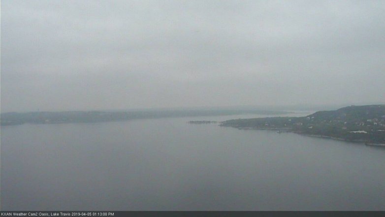 Lake Travis webcam, April 5, 2019 12:15 PM CT