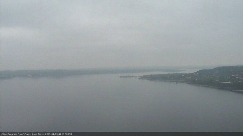 Lake Travis webcam, April 5, 2019 12:20 PM CT