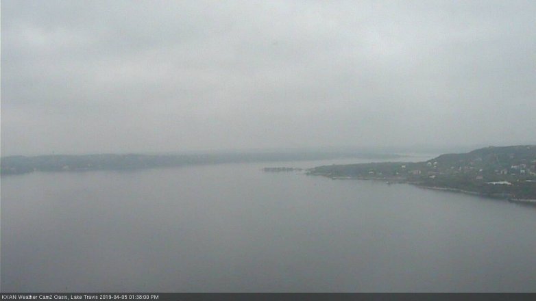 Lake Travis webcam, April 5, 2019 12:40 PM CT